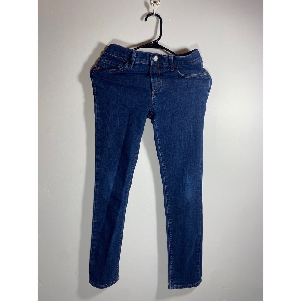Gap Kids Boys Size 14 Skinny Jeans Dark Wash Denim Adjustable Waist Stretch